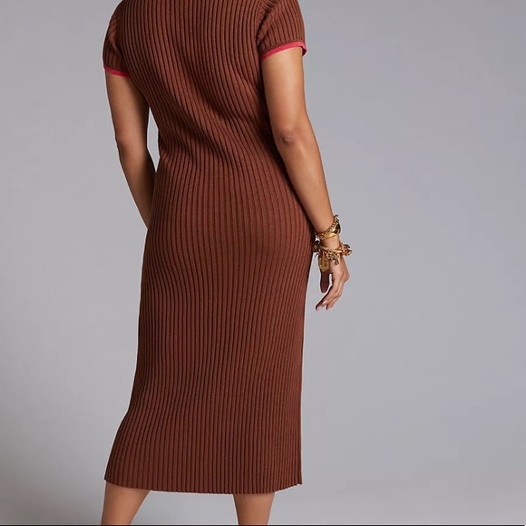 Anthropologie Dolan Rib Knit Midi Dress - Picture 3 of 3